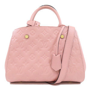 Louis Vuitton Montaigne BB Rose Poudre Handbag Empreinte